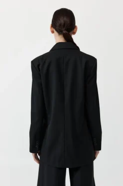 St. Agni Wrap Blazer - Black